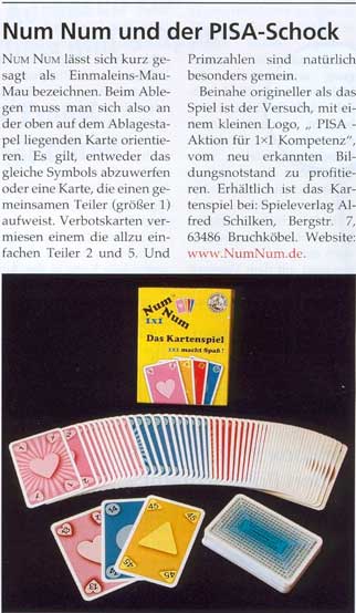 Num Num und der PISA-Schock