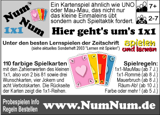 Hier geht's um's Einmaleins