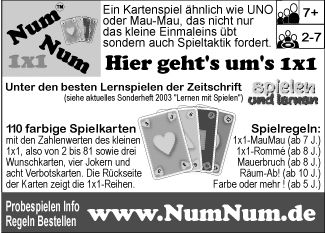 Hier geht's um's 1x1