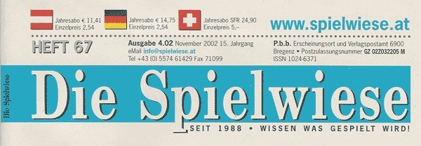 Spielwiese Ausgabe 4/2002