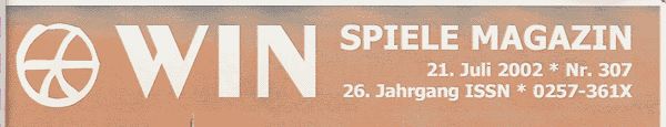 WIN SPIELE MAGAZIN Nr. 307